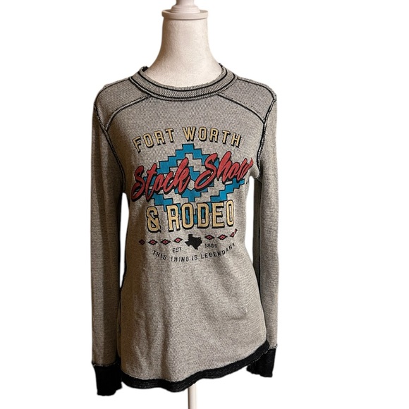 🆕 NWT Fort Worth Stock Show and Rodeo Reversible Long Sleeve Shirt - Picture 2 of 10